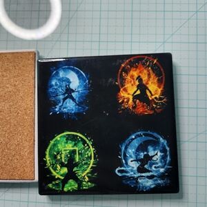 Last Air Bender Decorative Universal Coaster Kitchen Office Bedroom Tables